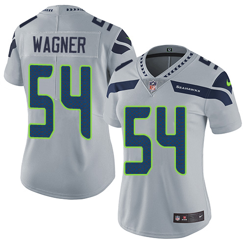 2019 Women Seattle Seahawks 54 Wagner grey Nike Vapor Untouchable Limited NFL Jersey